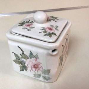 Empress Ironstone Staffordshire England Rosewood Creamer Pitcher w/Matching Lid